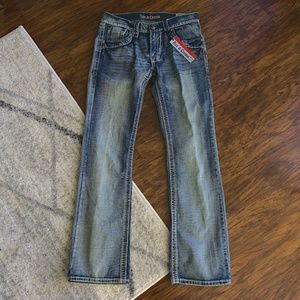 Axe & Crown Men's Boot Fit W32/L34 Distressed Jean